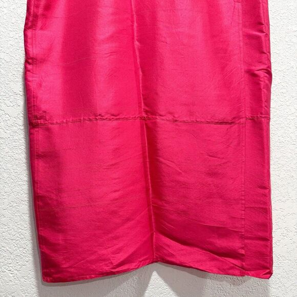 Vintage Jones New York 100% Silk  Fuchsia Pink Maxi Wrap Skirt Women’s 18W - Picture 5 of 7